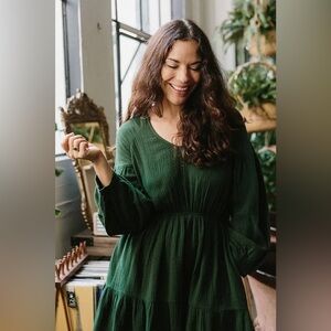 Suunday Sara Dress in Kombu XL